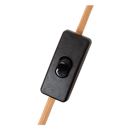 Lucide LEEROY - Tischlampe - Ø 30 cm - 1xE27 - Taupe - detail 3